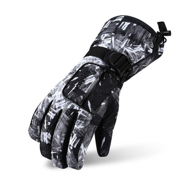 Men Women Chidren Waterproof Ski Gloves Winter Snowboard Gloves Family Motorcycle Skiing Climbing Cycling Gloves Snow Mittens
