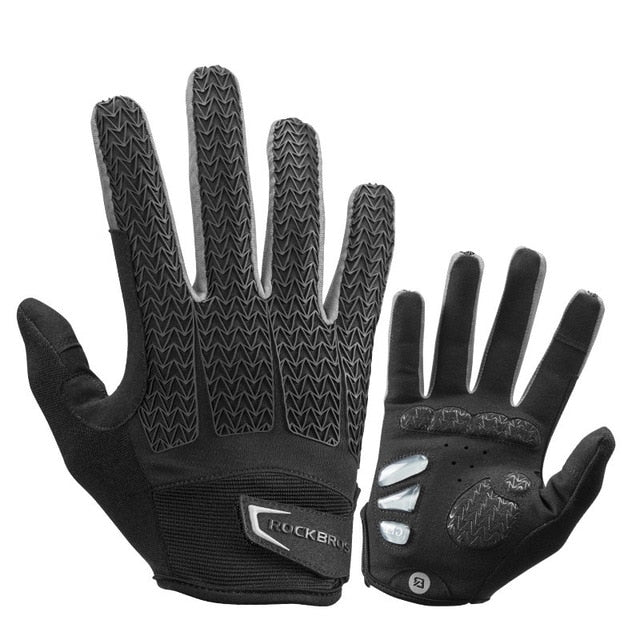 ROCKBROS Windproof Cycling Bicycle Gloves Touch Screen Riding MTB Bike Glove Thermal Warm Motorcycle Winter Autumn Bike Clothing