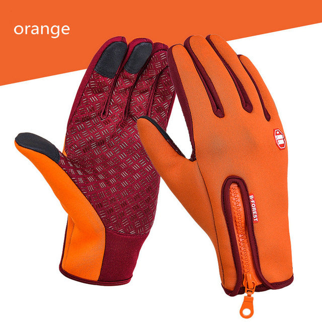 Unisex Touchscreen Autumn Thermal Warm Cycling Bicycle Bike Ski Outdoor Camping Hiking Motorcycle Gloves Sports Full Finger