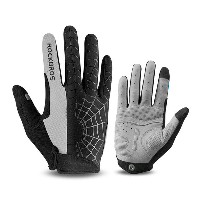 ROCKBROS Windproof Cycling Bicycle Gloves Touch Screen Riding MTB Bike Glove Thermal Warm Motorcycle Winter Autumn Bike Clothing
